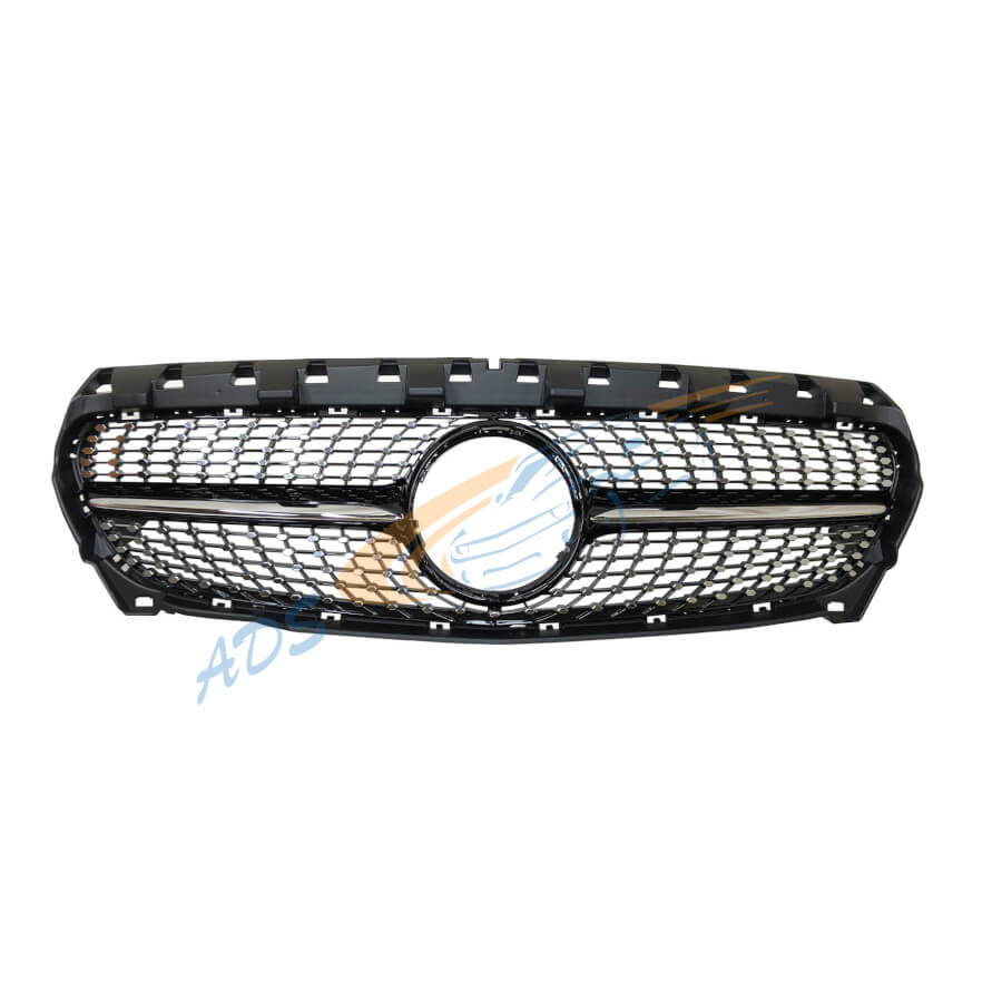 Mercedes Benz W117 CLA 2013 - 2016 Diamond Grille Without Hole Camera