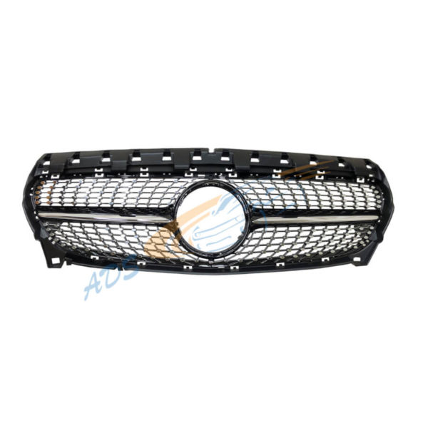 Mercedes Benz W117 CLA 2016-2019 Diamond Grille Without Camera Hole