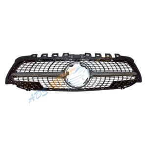 Mercedes Benz W177 A Class 2018 - On Diamond Grille Silver Without Camera Hole