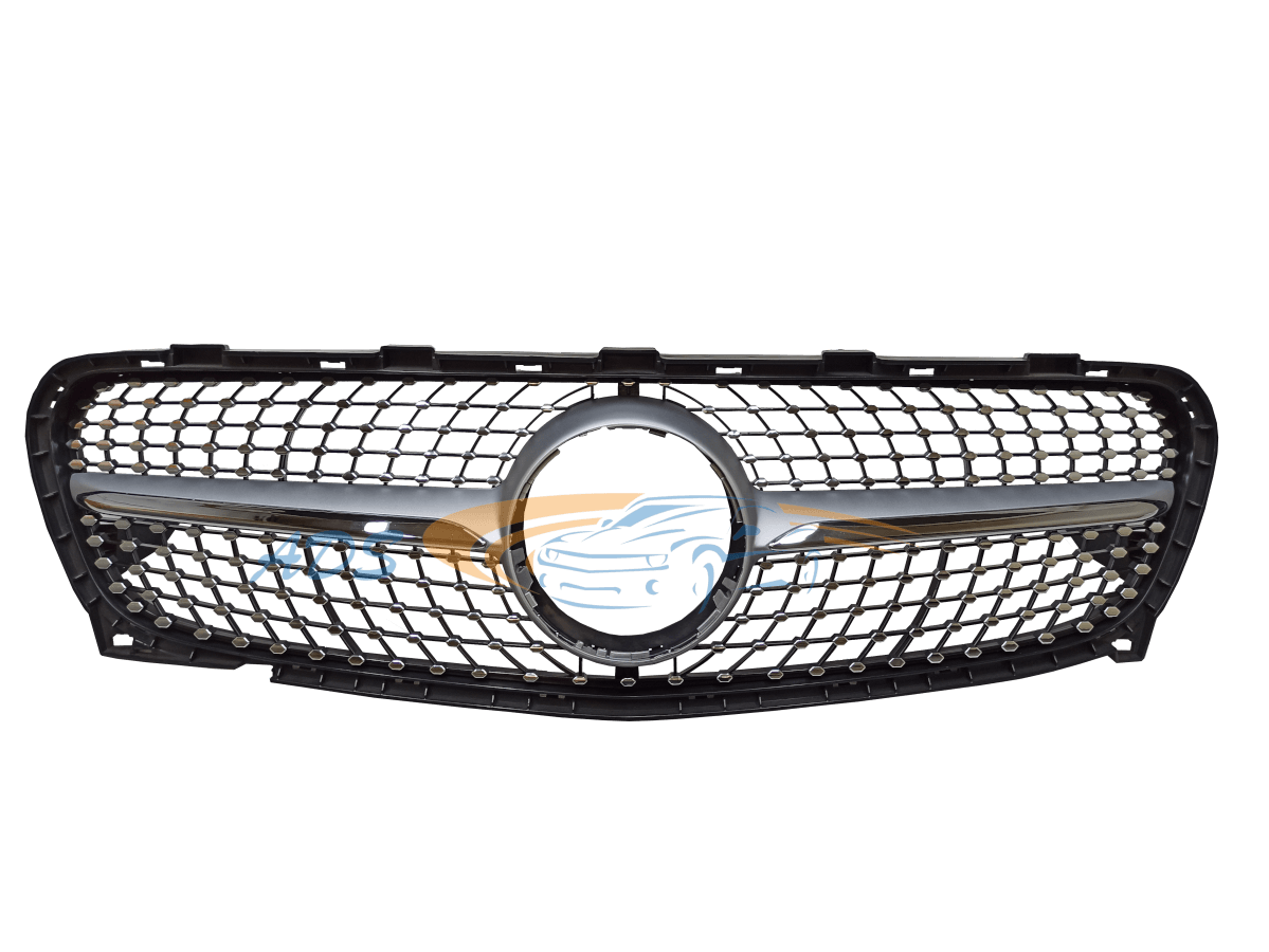 MB GLA Class X156 2017 - 2019 Facelift Grille Silver Diamond