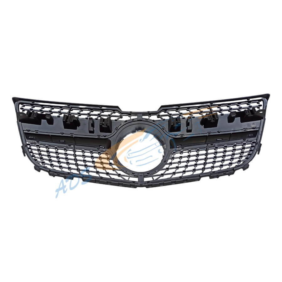 Mercedes Benz GLK X204 2013 - 2015 Facelift Silver Diamond Grille Without Camera 2