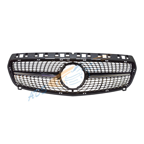 Mercedes Benz W176 A Class 2012 - 2015 Black Diamond Grille Without Camera Hole